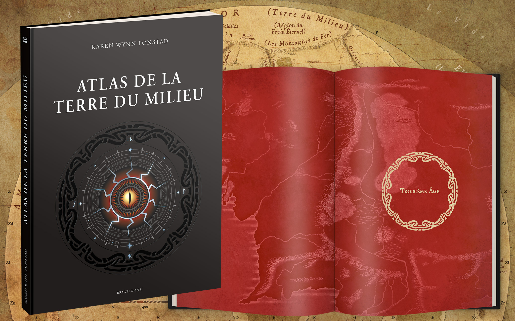 Atlas de la Terre du Milieu Direction artistique de la version française de L’Atlas de la Terre du Milieu, de Karen W. Fonstad.